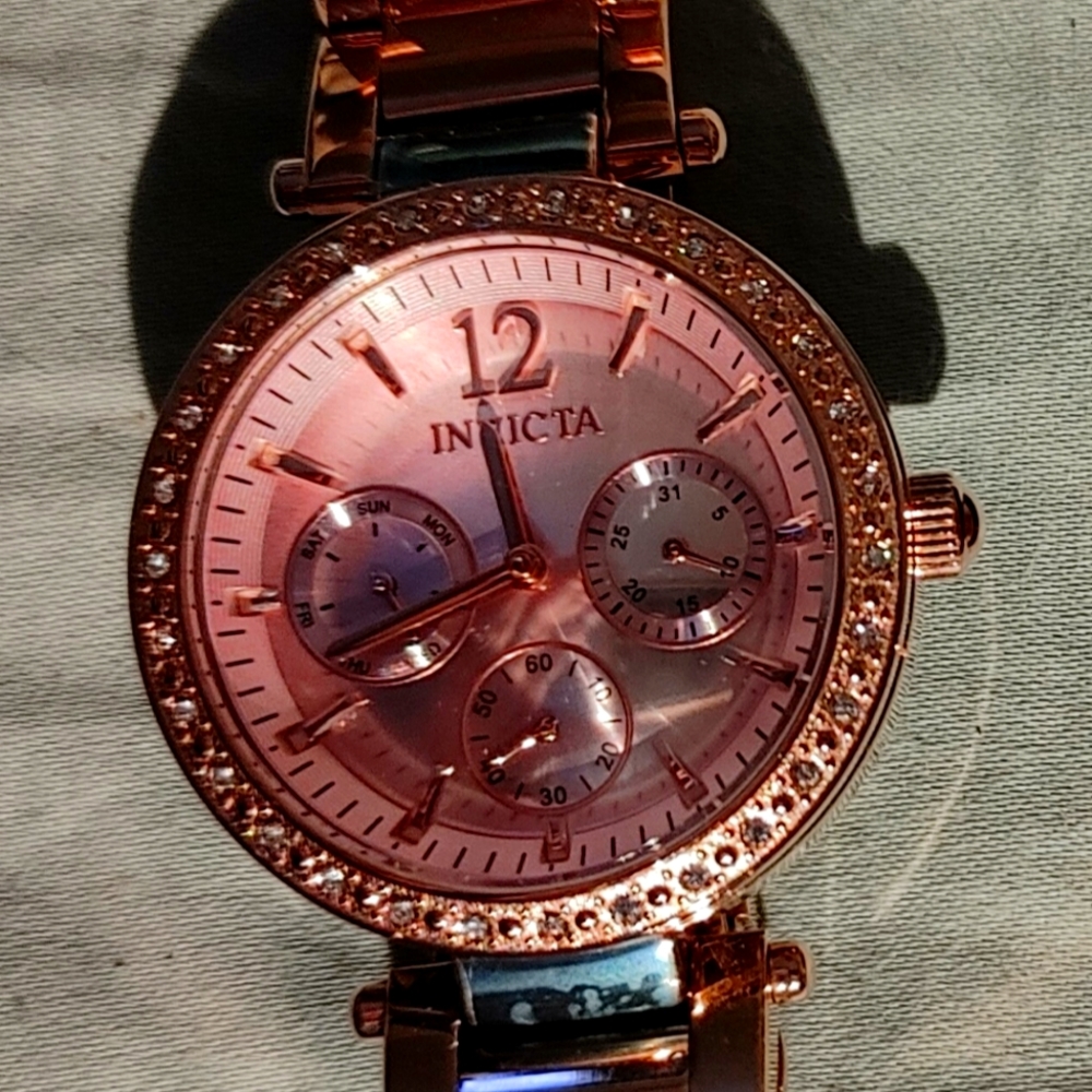 Invicta ladies quartz watch.